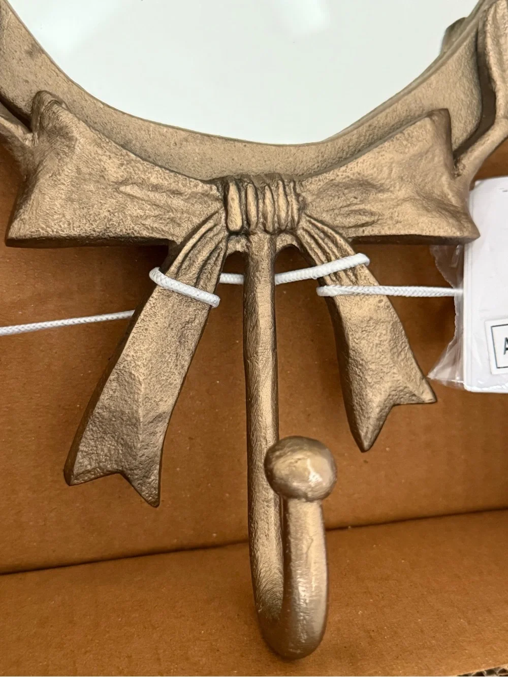 World Market Aluminum Bow Hook Wall Mirror